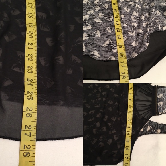 Self Esteem Hi Low Zipper Detail Razor Bk SZ Med - Picture 8 of 8